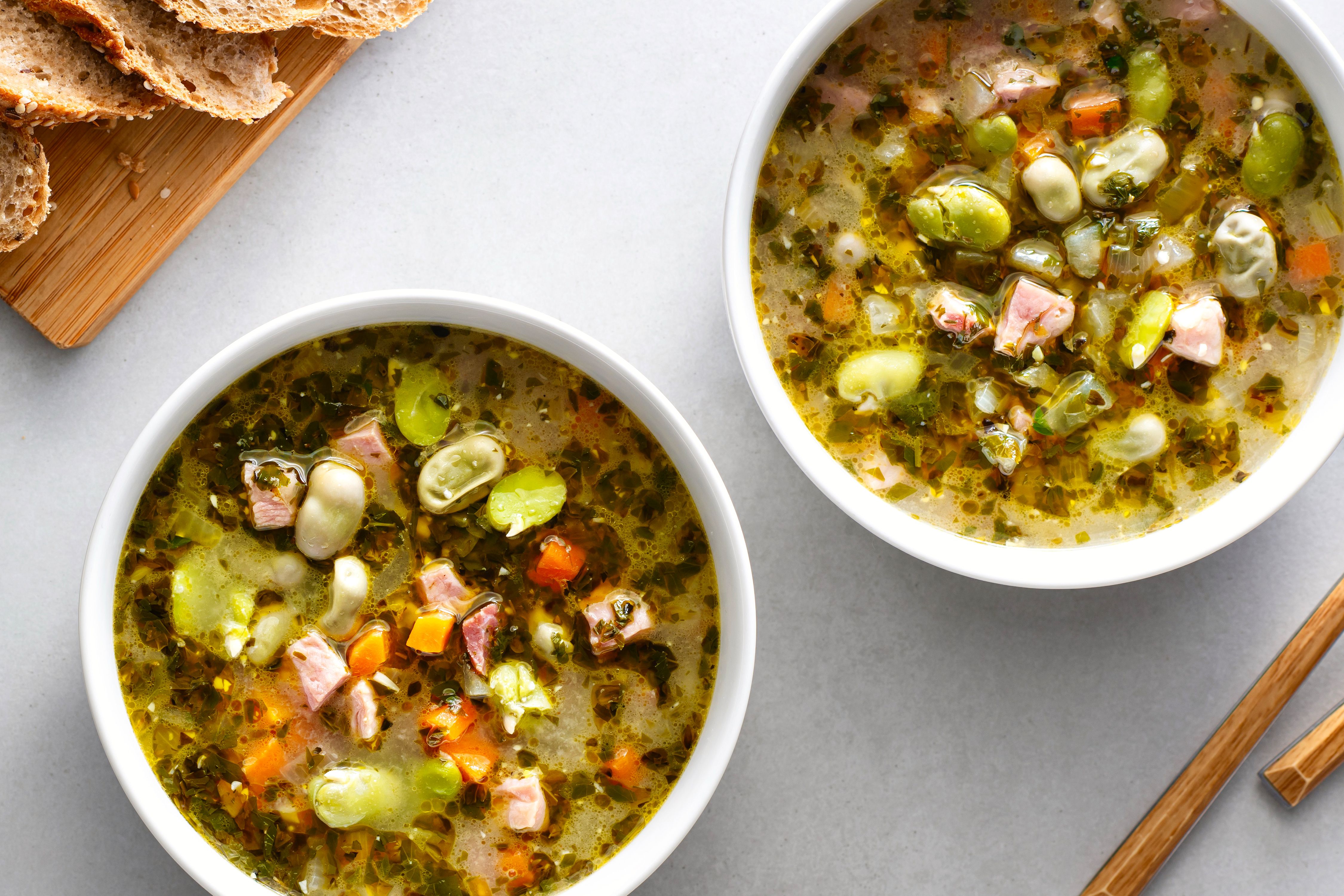 Lima Bean Soup With Ham Recipe